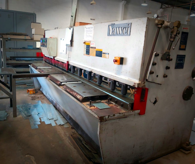 EUROTEC's fabrication plant cutting equipment