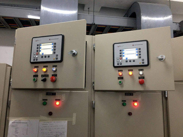 Unitized ATS and synchronizing panels for ACC