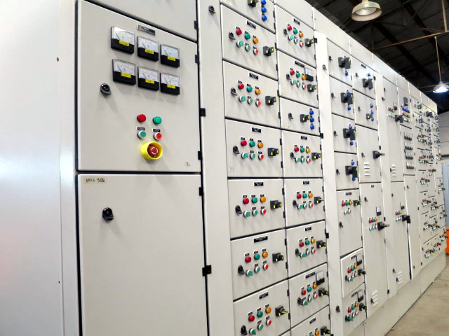 Motor control center panels M and E vertical sections for UPPC